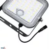 BEMKO SOLPAR 10W 1500lm 3000/4000K IP65 juodas saulės energijos LED prožektorius su PIR jutikliu