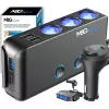 MBG Line HC67C Dvigubas cigarečių degiklio lizdo skirstytuvas su 3 USB-A prievadais, 120W, juodas