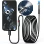 MBG Dual Lens Endoscope Inspection Camera 2m Cable 7 LEDs 2x Full HD Wi-Fi for iPhone Android