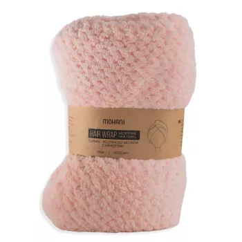 MOHANI Hair Wrap Microfiber Hair Drying Turban Pink