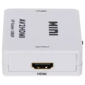 DELTA AV į HDMI keitiklis, juodas