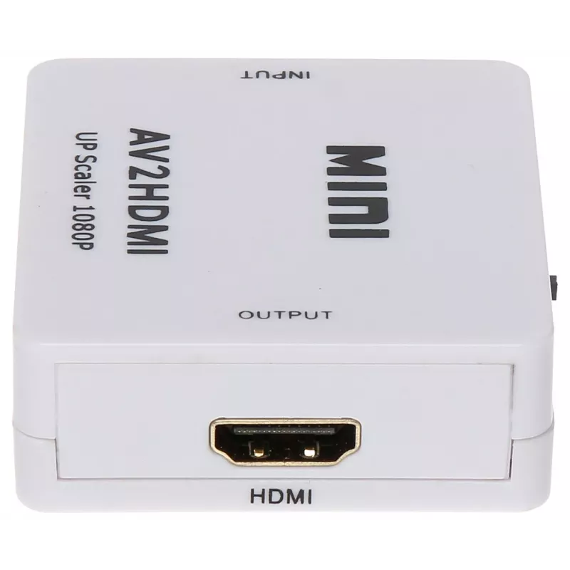 DELTA AV į HDMI keitiklis, juodas