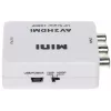 DELTA AV į HDMI keitiklis, juodas