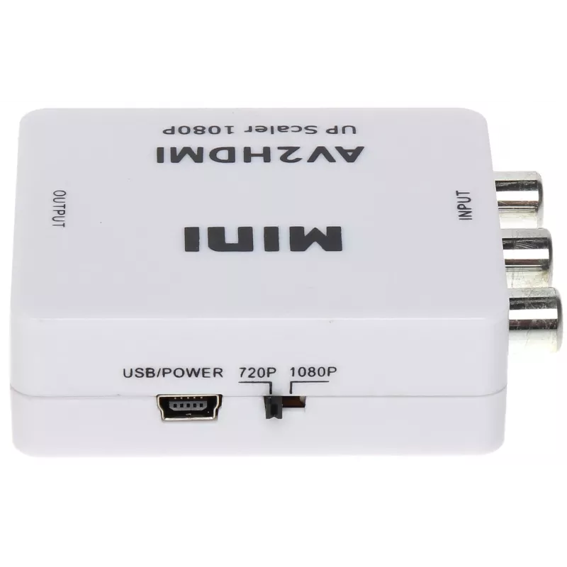 DELTA AV į HDMI keitiklis, juodas