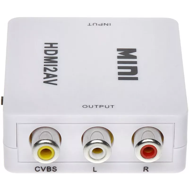 DELTA HDMI į AV keitiklis (juodas)
