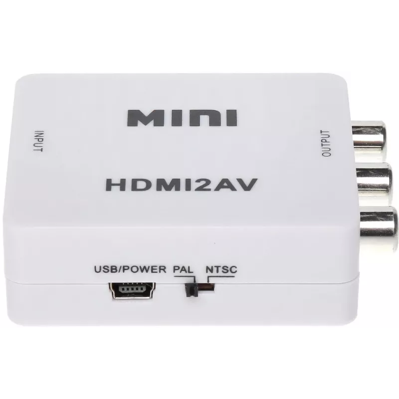 DELTA HDMI į AV keitiklis (juodas)