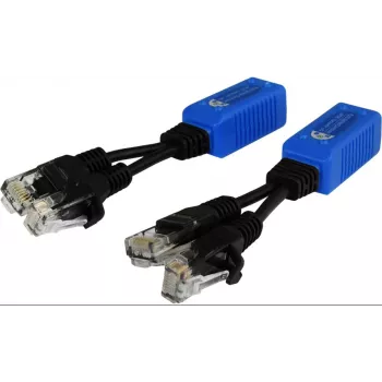 Pulsar P-POE2 pasyvus PoE skirstytuvas 2x RJ45 kištukas į 1x RJ45 lizdą