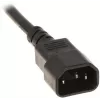 DELTA PD-8/R-IEC 8-ių lizdų maitinimo juosta su apsauga nuo viršįtampių 230V 10A juoda
