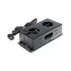 DELTA FPS-3S/CABLE Baldinis maitinimo blokas su 3 kištukiniais lizdais, 1,5 m kabeliu, juodas