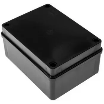 Hermetic Junction Box 150x110x70mm IP65 Halogen-Free Black PAWBOL S-B316C