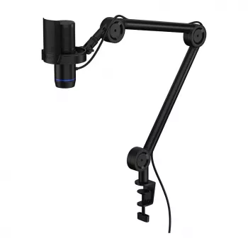 ENDORFY Solum 2 Mikrofono Boom Rankena – Juoda, Stalo Spaustuvas, 940 mm Siekis, 1,5 kg Talpa
