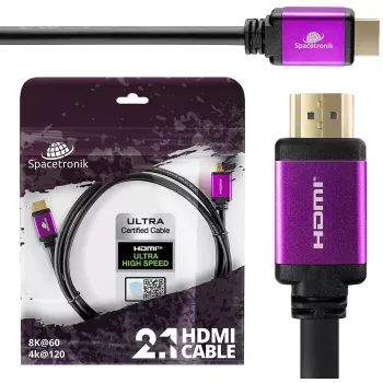 SPACETRONIK HDMI 2.1 8K laidas 1,5 m SH-SPR015