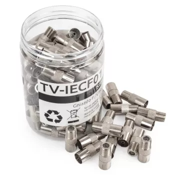 Spacetronik F-Type / IEC Coaxial Connector Module - 100 vnt. Balti