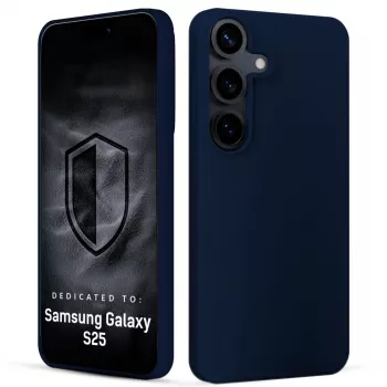 3MK PROTECTION Samsung Galaxy S25 - 3mk Hardy Mellow Case Dark Blue