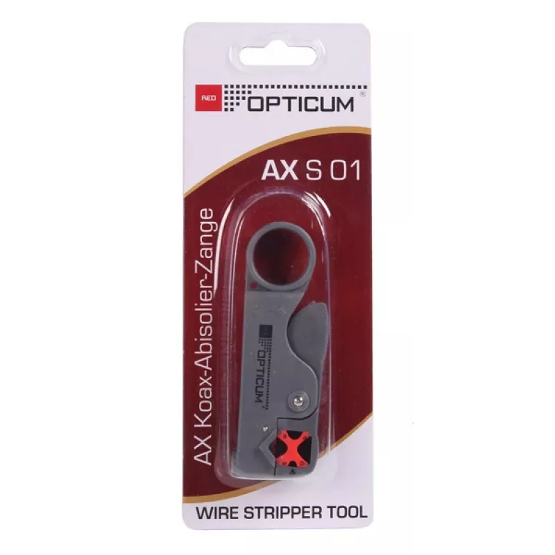 OPTICUM AX S 01 koaksialinio kabelio nuėmiklis