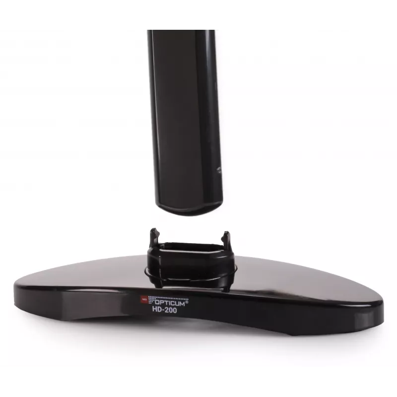 OPTICUM ANT0136 HD-200 aktyvi DVB-T2 vidaus antena, juoda