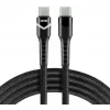 EVERACTIVE USB-C į USB-C laidas 2m 240W RGB LED Juodas CBB-2PDRS