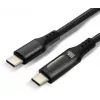 USB-C į USB-C laidas 100cm 100W PD LCD ekranas everActive CBB-1PD5L
