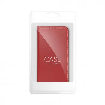 OEM Flip Case, skirta iPhone 17 Pro / 18 Pro, Smart Pro Book, oda, bordo spalva