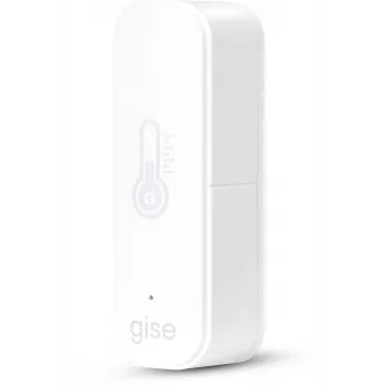 GISE belaidis temperatūros ir drėgmės jutiklis Wi-Fi baltas | Tuya | GTHS-WF-01-W