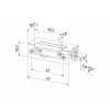 BIRA ES1-001 Simetrinis elektromagnetinis užraktas 12V AC/DC Basic