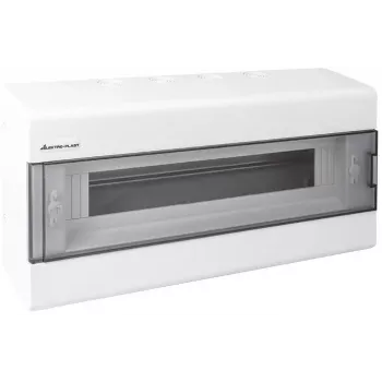 Modulinis skirstomasis skydas 1x18 paviršinis (N+PE) IP40 SRn-18 ELEKTRO-PLAST OPATÓWEK