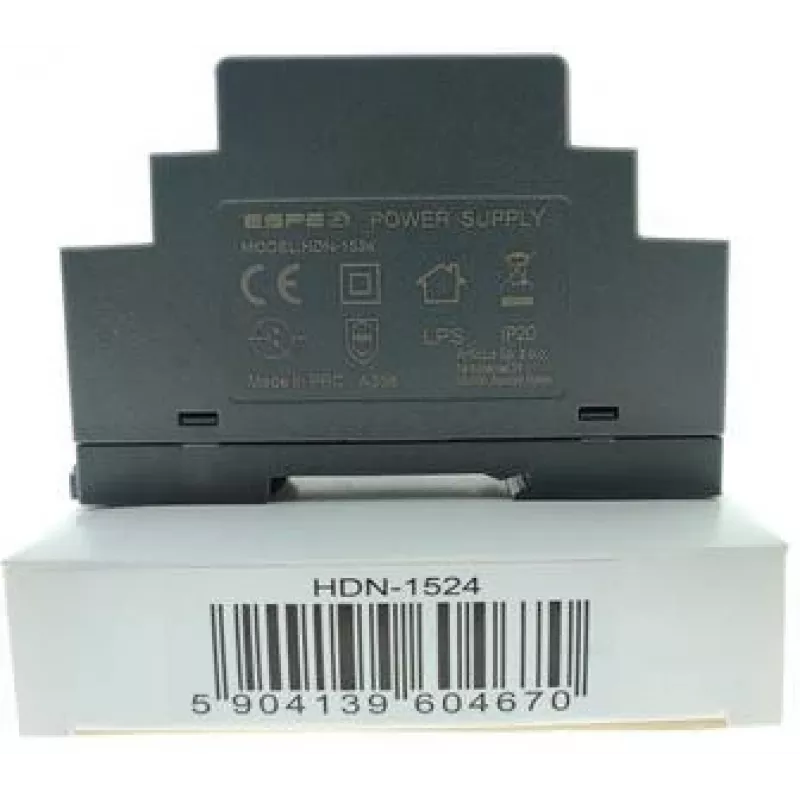 ESPE HDN-1524 DIN Rail maitinimo šaltinis 24V/15W/0,63A