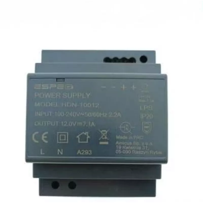 ESPE HDN-10012 DIN Rail maitinimo blokas 12V 85W 7.1A