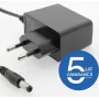 ESPE 12V 2A 24W sieninis maitinimo šaltinis su tiesiu cilindriniu jungtimi 5.5x2.1mm, 5 metų garantija