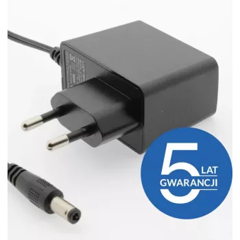 ESPE 12V 1.5A 18W maitinimo blokas su tiesiu DC kištuku 2.1x5.5mm, 5 metų garantija