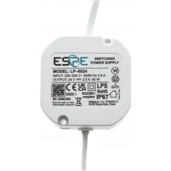 ESPE LP-6024 perjungiamasis maitinimo šaltinis 24V 60W 2.5A IP67