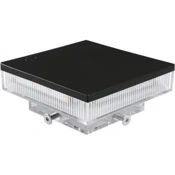 LED įspėjamasis žibintas Proxima SŁUPKOWA gintarinis 12-230V AC/DC IP54