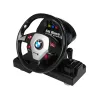 LEAN TOYS BMW M3 baltas nuotoliniu valdymu 2.4G vairo pultas 1:18 garsas šviesos