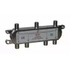 CORAB 6-Way TV/SAT Signal Splitter 5-2400 MHz with DC Power Pass