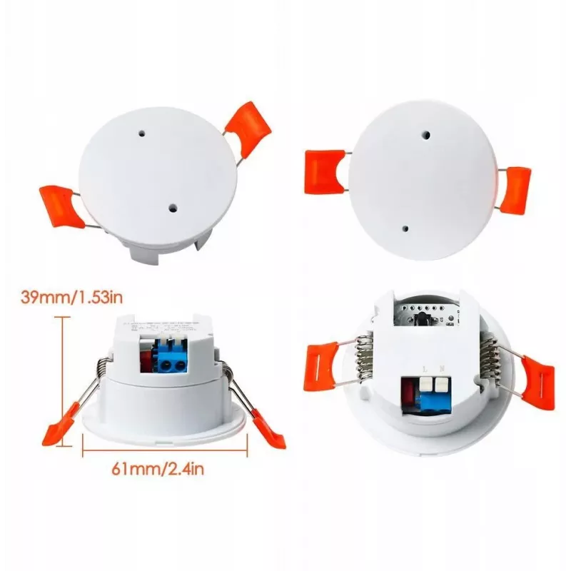 OXT T150 mmWave radaro buvimo ir apšvietimo jutiklis 230V WiFi Tuya Smart Life