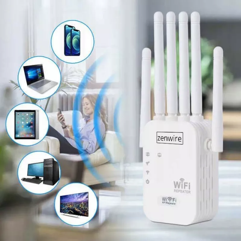Zenwire WDR611U lauko WiFi 5G kartotuvas ir stiprintuvas 300 Mbps