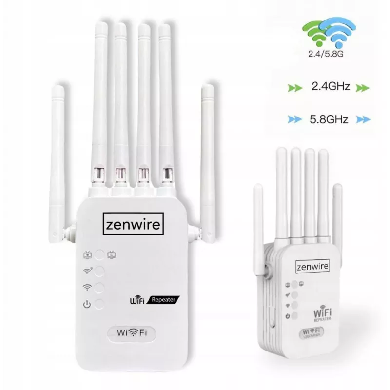 Zenwire WDR611U lauko WiFi 5G kartotuvas ir stiprintuvas 300 Mbps