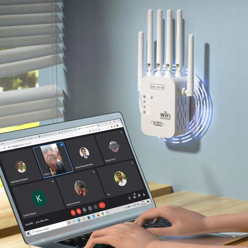 Zenwire WDR611U lauko WiFi 5G kartotuvas ir stiprintuvas 300 Mbps