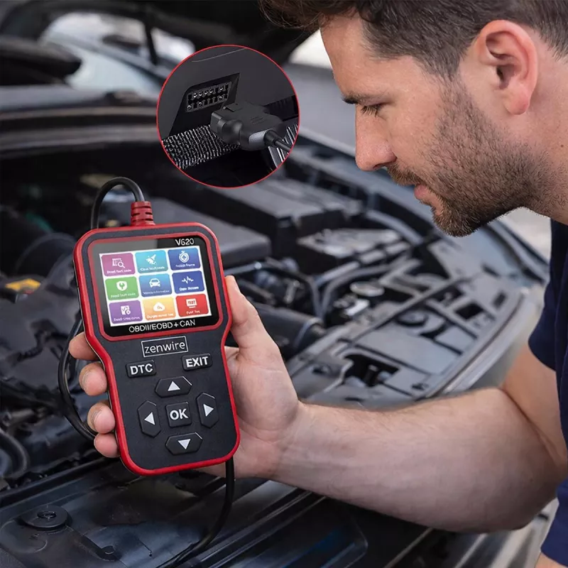 ZENWIRE V620 OBD2 ELM327 CAN sąsajos diagnostinis skaitytuvas