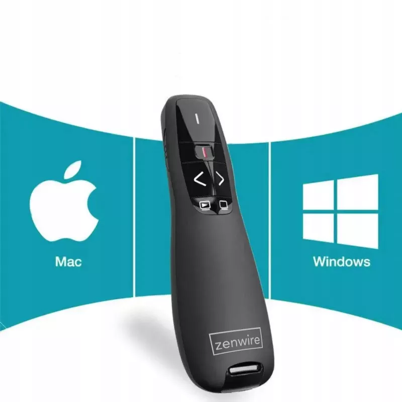 ZENWIRE S15 USB belaidis pristatymų lazerinis žymeklis