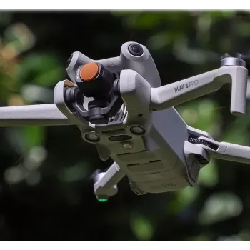 SUNNYLIFE ND32 pilkas filtras, skirtas DJI Mini 4 Pro + apsauginis dėklas N4P-FI722-32