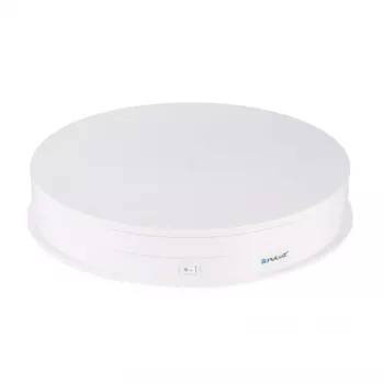PULUZ Electric Rotating Turntable Display 30cm USB (White)