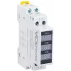 VCX DVM 3 fazių modulinis įtampos indikatorius 80-500 V AC, montuojamas ant DIN bėgelio