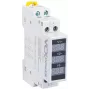 VCX DVM 3 fazių modulinis įtampos indikatorius 80-500 V AC, montuojamas ant DIN bėgelio