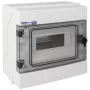 ELEKTRO-PLAST OPATÓWEK Modulinis hermetinis skirstomasis dangtelis 1x8 paviršinis montavimas (N+PE) IP65 RH-8