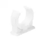 STASIŃSKI SP. Z O.O. Semi-Open Electrical Conduit Clamp White U-18 (Pack of 100 pcs)