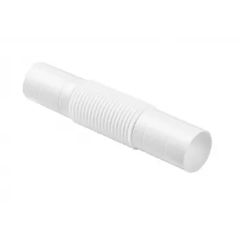 STASIŃSKI SP. Z O.O. Flexible Electrical Conduit Connector, Straight or Angled, White, ZCL-22 (Pack of 100)