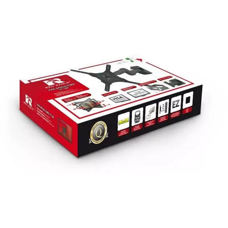RED EAGLE FLEXI APOLLO FORTE 17-55 Full Motion TV sieninis laikiklis, juodas