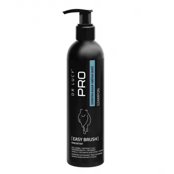 DR LUCY PRO EASY BRUSH 250 ml - Šampūnas, palengvinantis šukavimą šunims ilgais, šiurkščiais kailiais