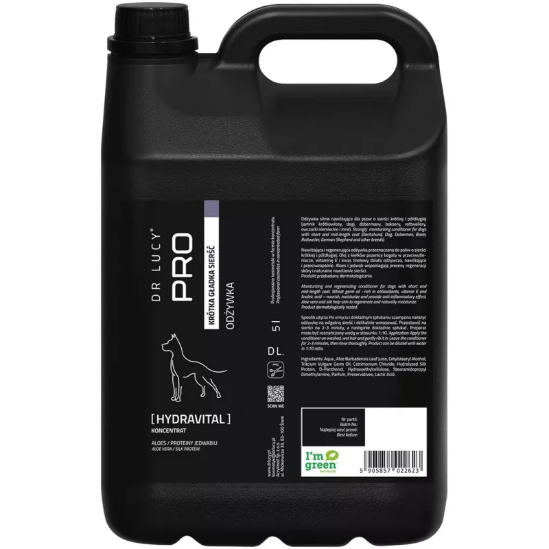DR LUCY PRO HYDRAVITAL 5L Drėkinantis kondicionierius